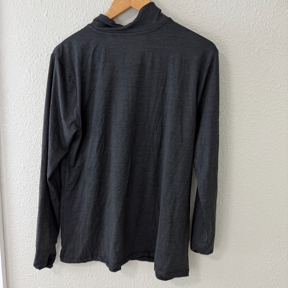 Torrid Super Soft Performance Jersey Half Zip Pullover Black 1X - Picture 5 of 8